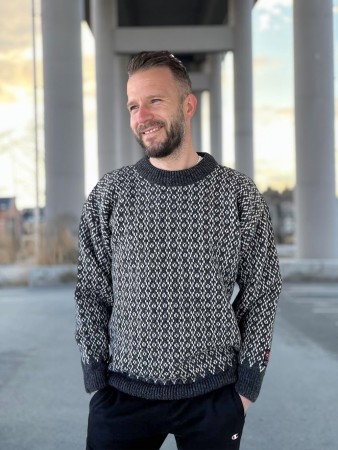 Nordlys ullgenser for dame og herre  koks/natur