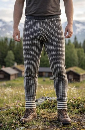 Ullbukse islender koks og natur 100% lammeull
